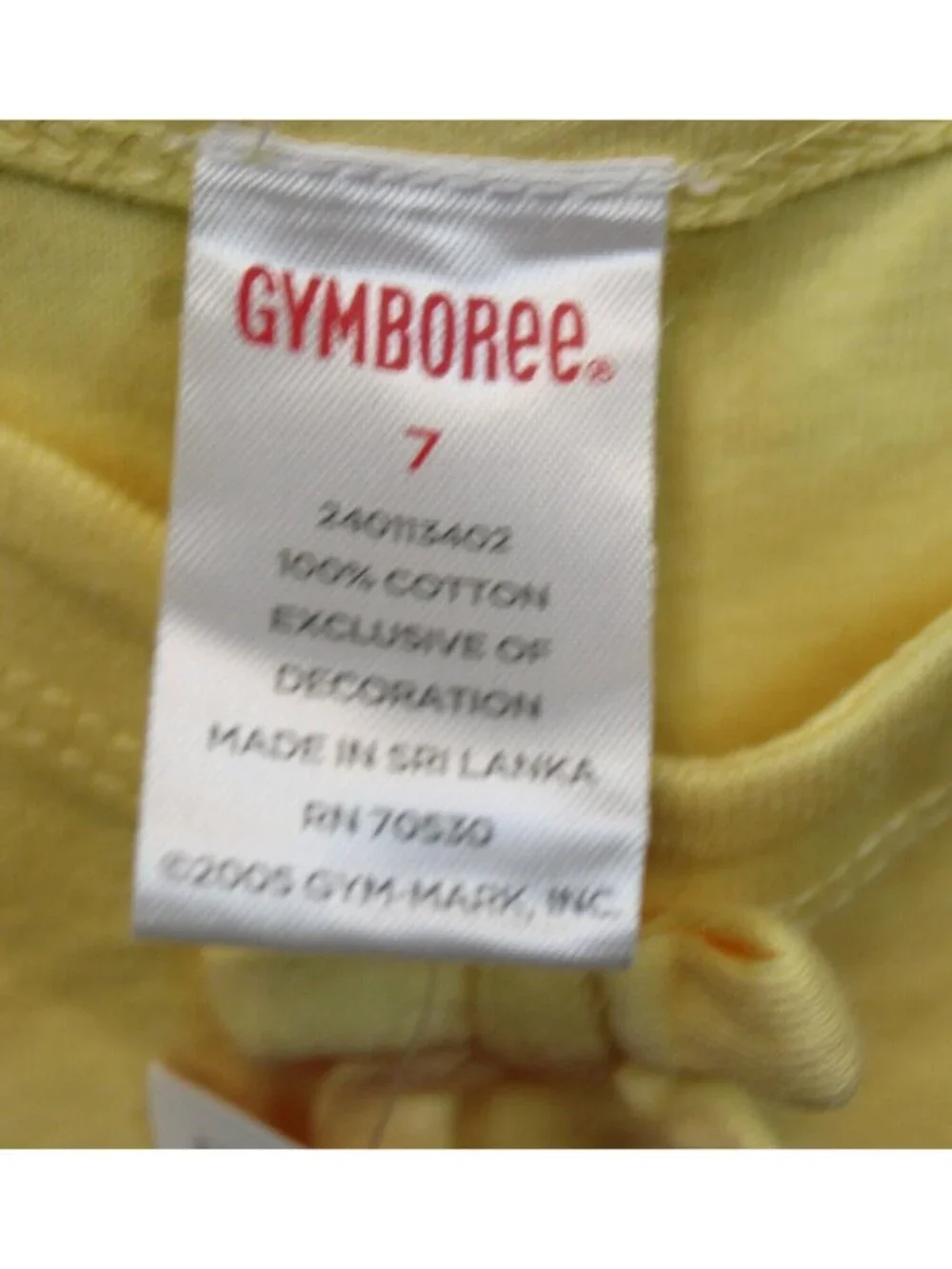 2006 Gymboree Freshly Picked Tee Shirt Flowers Lace sz 7 Cap Sleeve Puff Bow